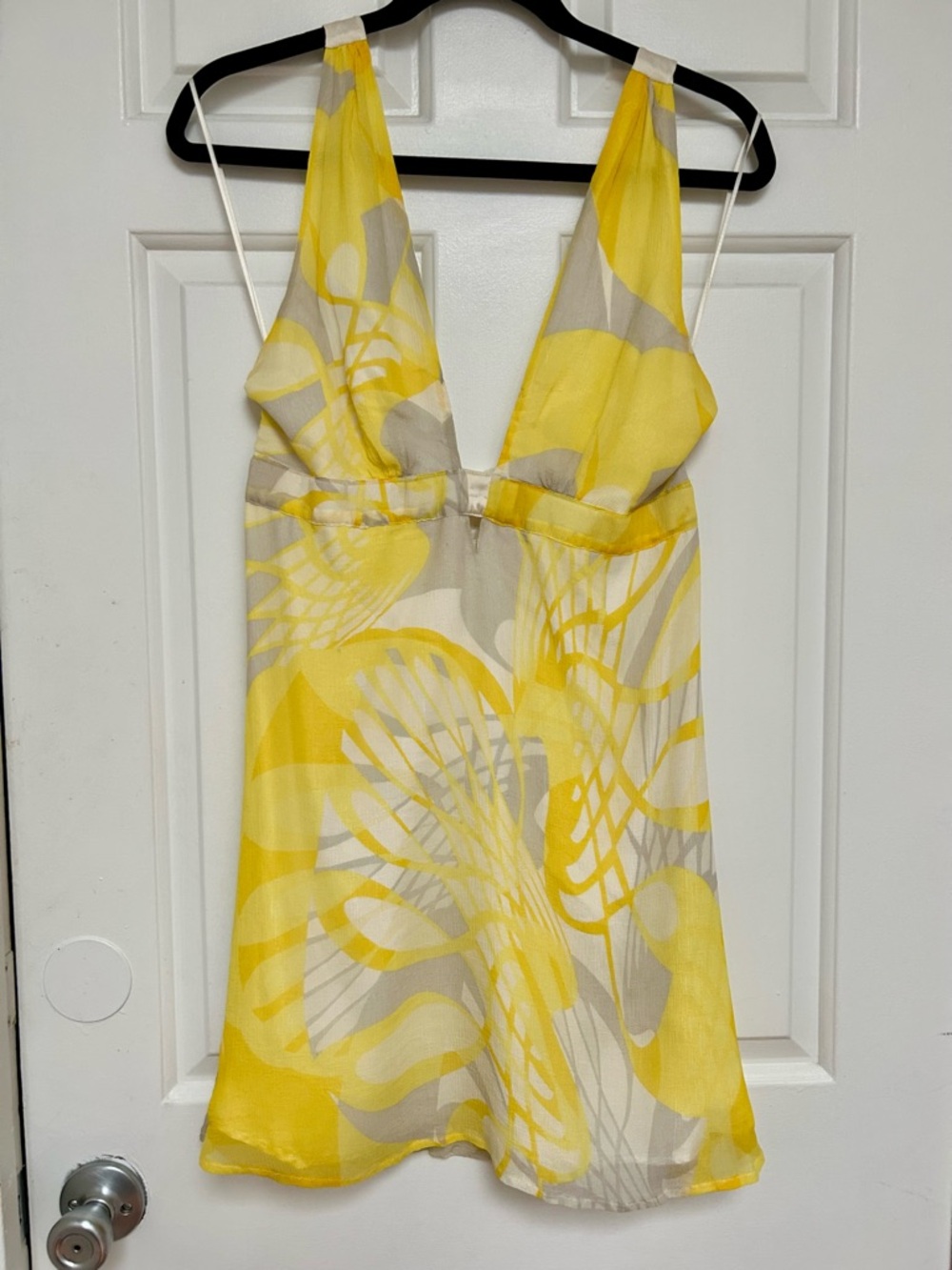 Express 100% Silk halter Minidress SZ XS to S